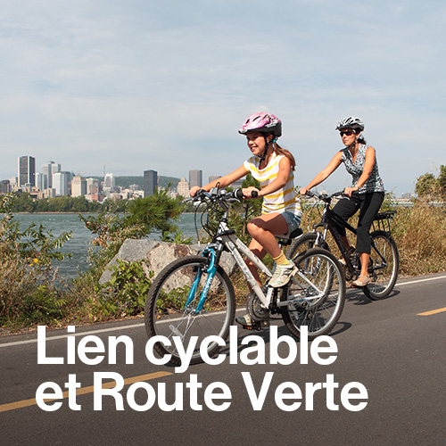 Lien cyclable et Route verte